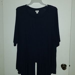 Split back high low tunic